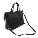 プラダ PRADA ヴィッテロダイノ トートバッグ 1BA063 ブラック ヴィッテロダイノレザー レディース ハンドバッグ