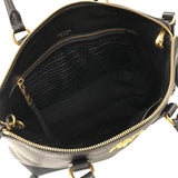 プラダ PRADA ヴィッテロダイノ トートバッグ 1BA063 ブラック ヴィッテロダイノレザー レディース ハンドバッグ