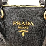 プラダ PRADA ヴィッテロダイノ トートバッグ 1BA063 ブラック ヴィッテロダイノレザー レディース ハンドバッグ