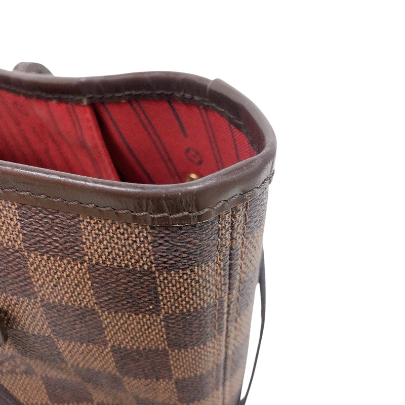 ルイ・ヴィトン LOUIS VUITTON ネヴァーフルMM N51105 ブラウン ダミエ・エベヌ レディース トートバッグ