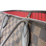 ルイ・ヴィトン LOUIS VUITTON ネヴァーフルMM N51105 ブラウン ダミエ・エベヌ レディース トートバッグ