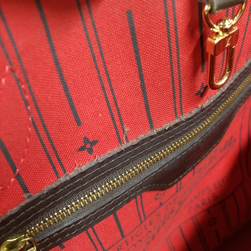 ルイ・ヴィトン LOUIS VUITTON ネヴァーフルMM N51105 ブラウン ダミエ・エベヌ レディース トートバッグ