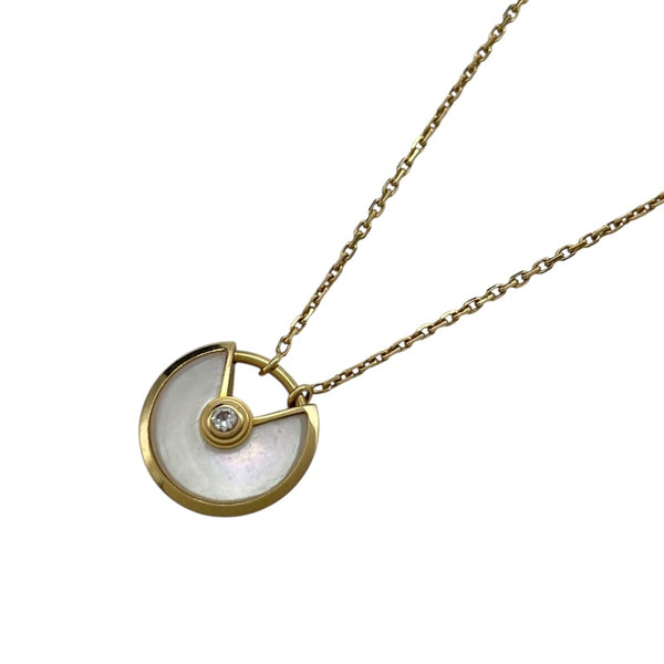 カルティエ　AU750 レディースネックレス　難あり カルティエ Cartier アミュレットネックレスXS ゴールド Au750