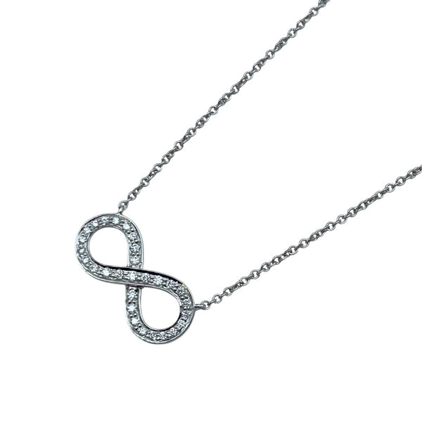 ティファニー TIFFANY＆CO インフィニティダイヤネックレス プラチナ Pt950 ジュエリー