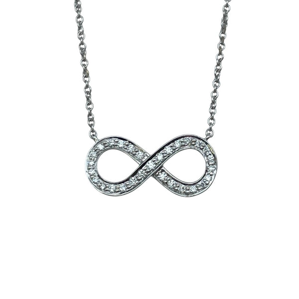 ティファニー TIFFANY＆CO インフィニティダイヤネックレス プラチナ Pt950 ジュエリー