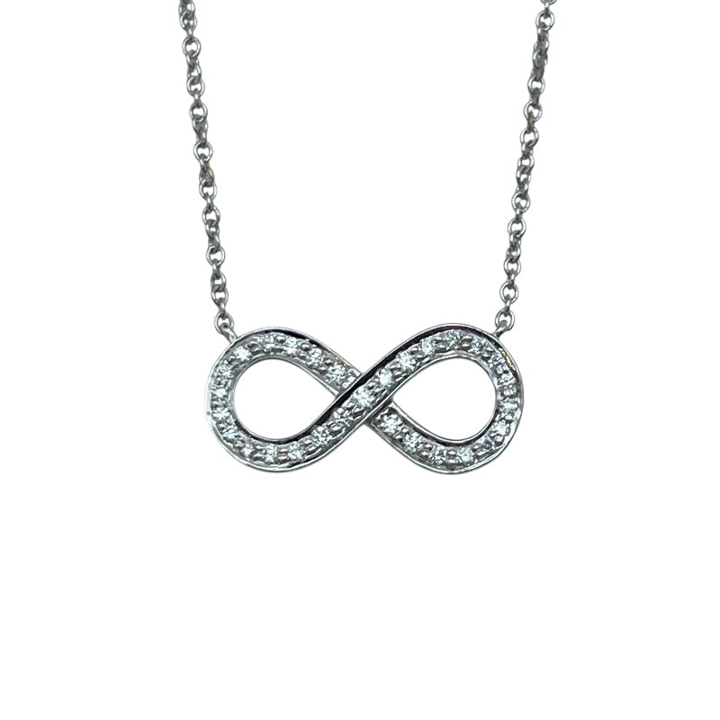 ティファニー TIFFANY＆CO インフィニティダイヤネックレス プラチナ Pt950 ジュエリー