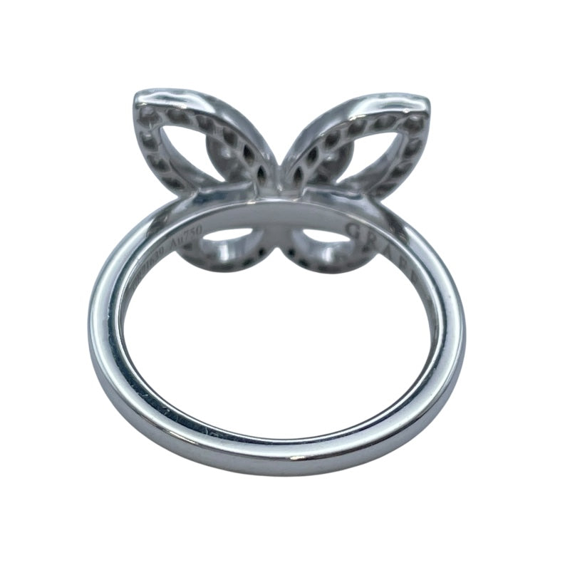 グラフ GRAFF バタフライシルエットミニリング ホワイトゴールド Au750 ジュエリー