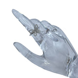 グラフ GRAFF バタフライシルエットミニリング ホワイトゴールド Au750 ジュエリー