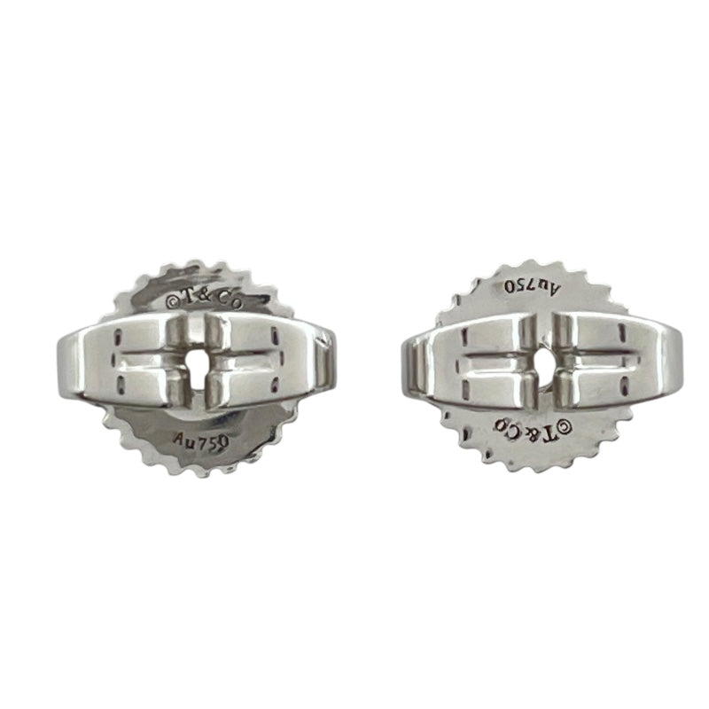 ティファニー TIFFANY＆CO Tワンフープピアス ホワイトゴールド Au750 ジュエリー