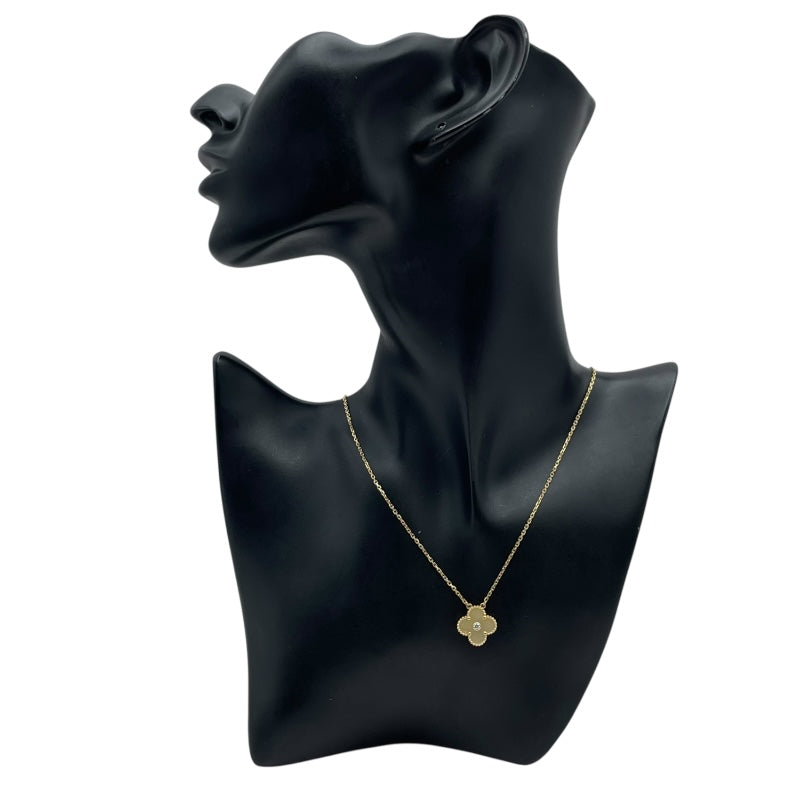 ヴァンクリーフ＆アーペル Van Cleef & Arpels ヴィンテージアルハンブラネックレス ゴールド Au750 ジュエリー