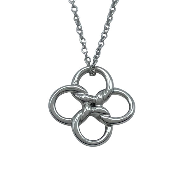 ティファニー TIFFANY＆CO ケアドロフネックレス プラチナ Pt950 ジュエリー