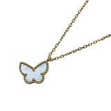 ヴァンクリーフ＆アーペル Van Cleef & Arpels スウィートアルハンブラパピヨンネックレス ゴールド Au750 ジュエリー