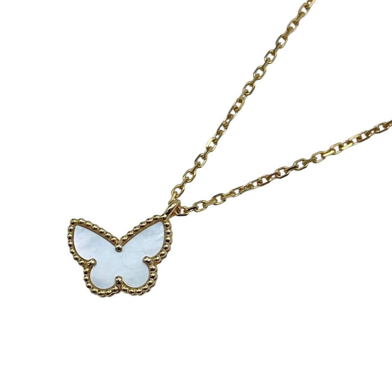 ヴァンクリーフ＆アーペル Van Cleef & Arpels スウィートアルハンブラパピヨンネックレス ゴールド Au750 ジュエリー