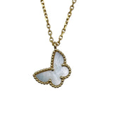 ヴァンクリーフ＆アーペル Van Cleef & Arpels スウィートアルハンブラパピヨンネックレス ゴールド Au750 ジュエリー