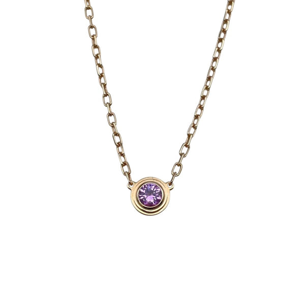 カルティエ Cartier ダムールネックレス ピンクゴールド Au750 ジュエリー