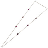 ブシュロン BOUCHERON セルパンボエムネックレス ピンクゴールド Au750 ガーネット ジュエリー