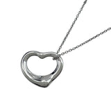 ティファニー TIFFANY＆CO オープンハートネックレス プラチナ Pt950 ジュエリー