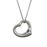 ティファニー TIFFANY＆CO オープンハートネックレス プラチナ Pt950 ジュエリー