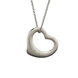 ティファニー TIFFANY＆CO オープンハートネックレス プラチナ Pt950 ジュエリー