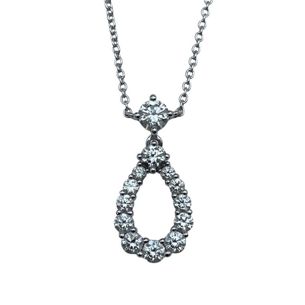ハリーウィンストン HARRY WINSTON ループダイヤネックレス プラチナ Pt950 ジュエリー