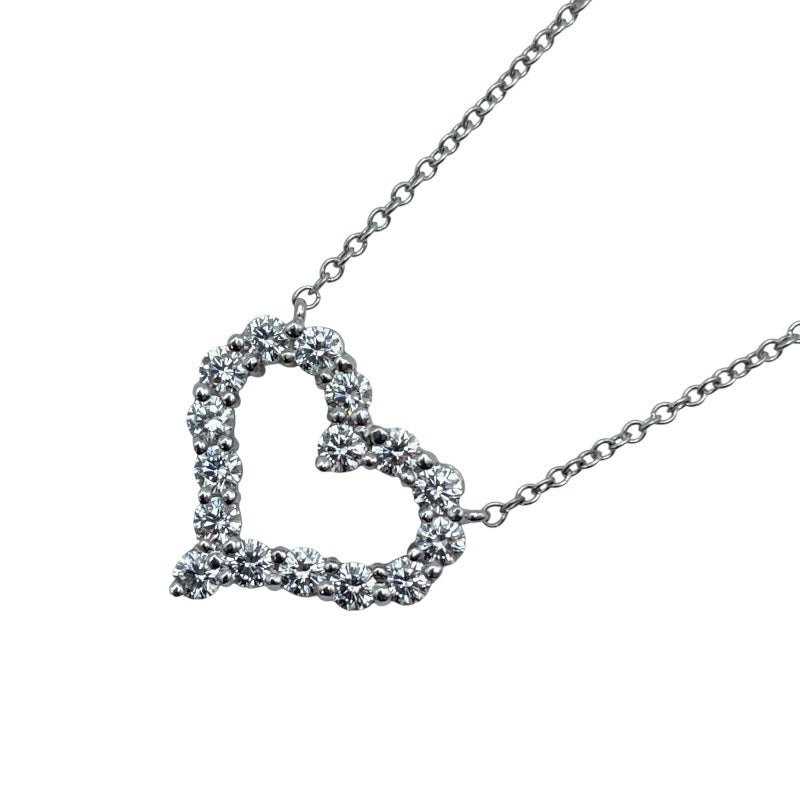 ティファニー TIFFANY＆CO センチメンタルハートネックレス プラチナ Pt950 ジュエリー