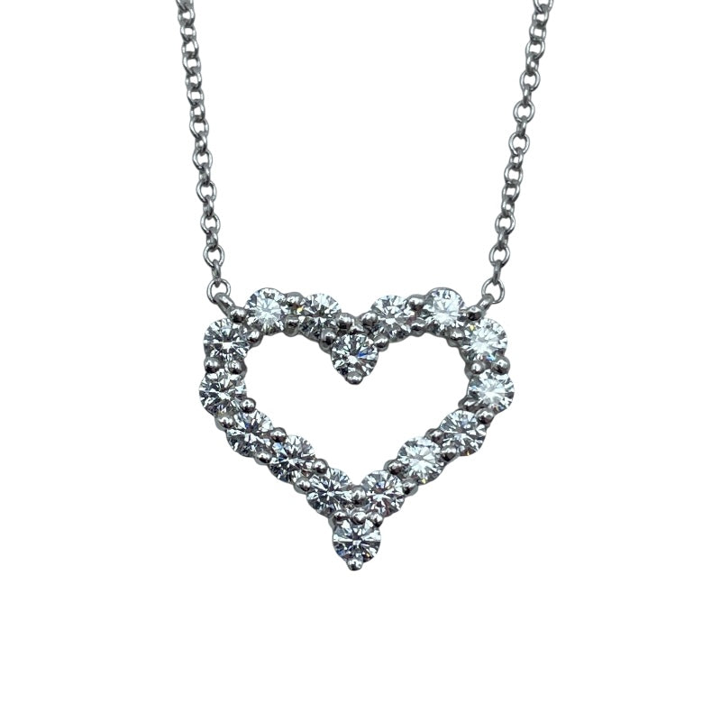 ティファニー TIFFANY＆CO センチメンタルハートネックレス プラチナ Pt950 ジュエリー