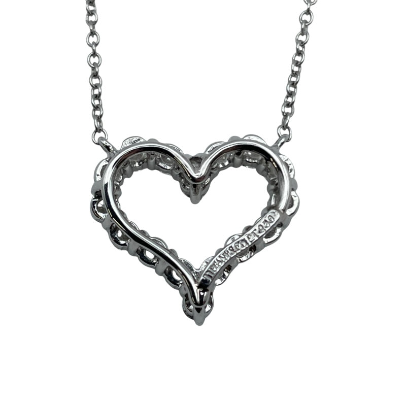 ティファニー TIFFANY＆CO センチメンタルハートネックレス プラチナ Pt950 ジュエリー