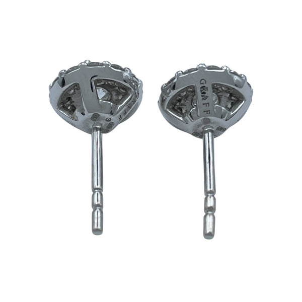 グラフ GRAFF アイコンラウンドダイヤピアス ホワイトゴールド Au750 ジュエリー