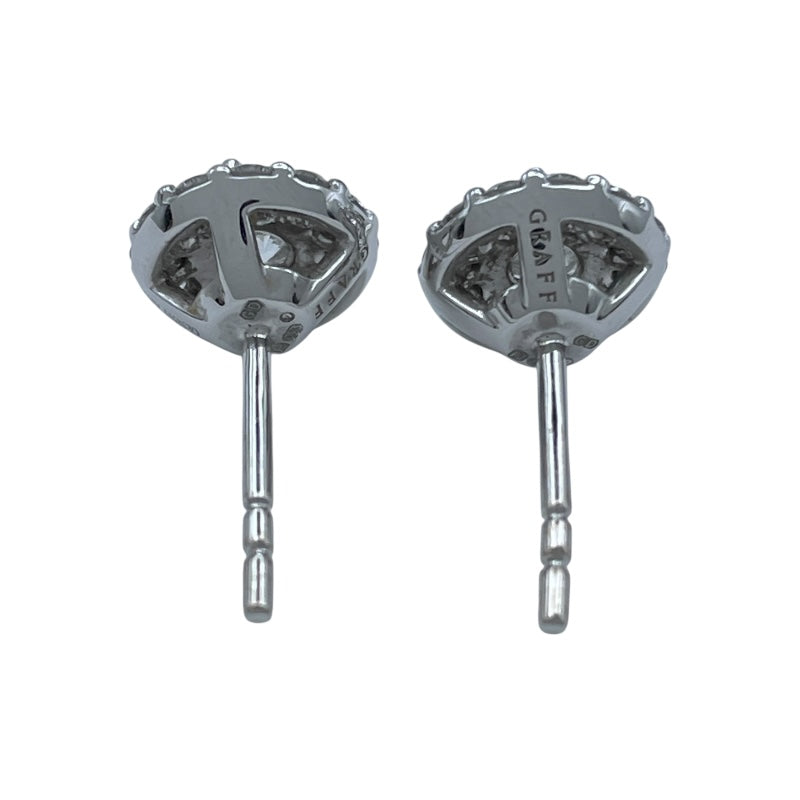 グラフ GRAFF アイコンラウンドダイヤピアス ホワイトゴールド Au750 ジュエリー