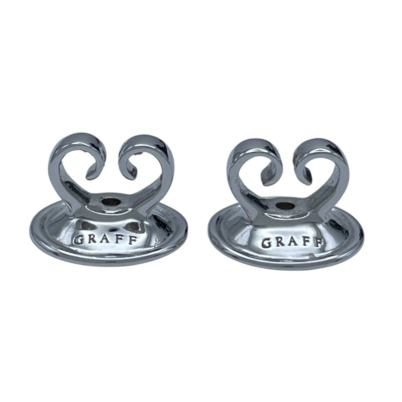 グラフ GRAFF アイコンラウンドダイヤピアス ホワイトゴールド Au750 ジュエリー