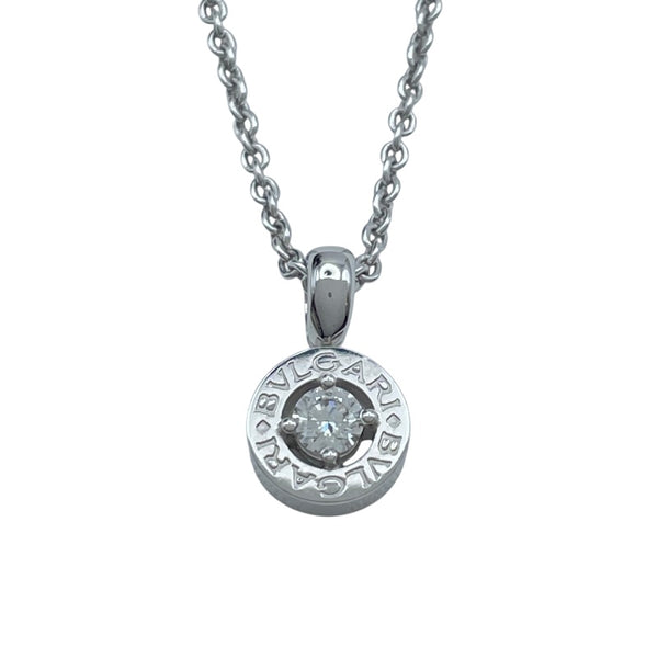 ブルガリ BVLGARI ブルガリブルガリダイヤネックレス ホワイトゴールド Au750 ジュエリー