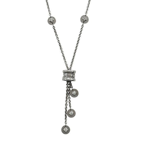 ブルガリ BVLGARI ビーゼロワンエレメントネックレス ホワイトゴールド Au750 ジュエリー