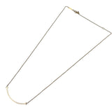 ティファニー TIFFANY＆CO Tスマイルネックレススモール ピンクゴールド Au750 ジュエリー