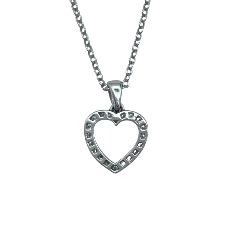 ティファニー TIFFANY＆CO ハートネックレス プラチナ Pt950 ジュエリー