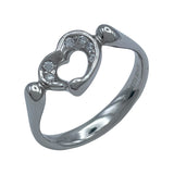 ティファニー TIFFANY＆CO オープンハートリング プラチナ Pt950 ジュエリー