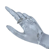 ティファニー TIFFANY＆CO オープンハートリング プラチナ Pt950 ジュエリー