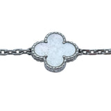 ヴァンクリーフ＆アーペル Van Cleef & Arpels ヴィンテージアルハンブラネックレス20P ホワイトゴールド 750 マザー オブ パール ジュエリー