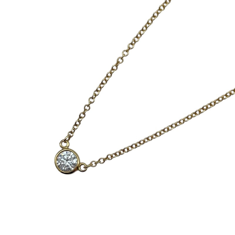 ティファニー TIFFANY＆CO バイザヤードネックレス ゴールド Au750 ジュエリー
