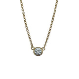 ティファニー TIFFANY＆CO バイザヤードネックレス ゴールド Au750 ジュエリー