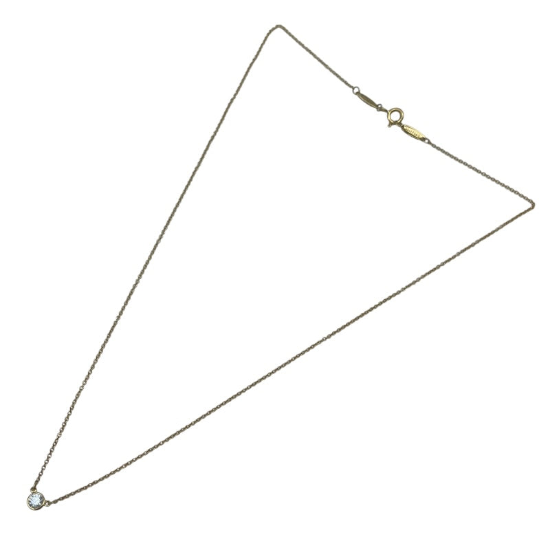 ティファニー TIFFANY＆CO バイザヤードネックレス ゴールド Au750 ジュエリー