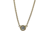 ティファニー TIFFANY＆CO バイザヤードネックレス ゴールド Au750 ジュエリー