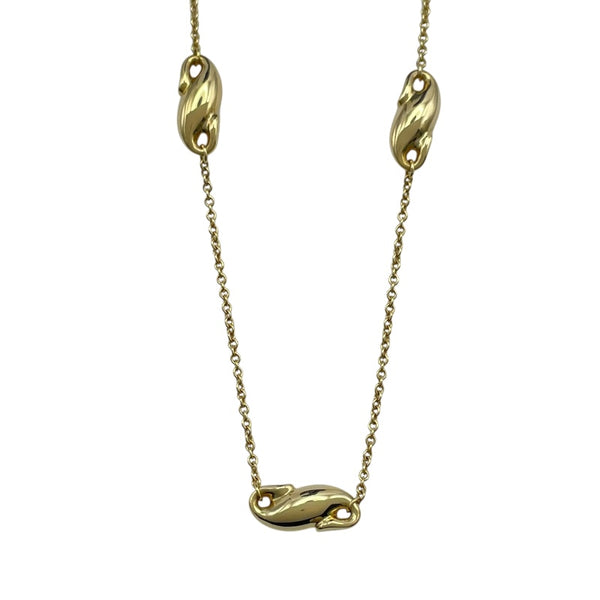 ティファニー TIFFANY＆CO シーホースリンクネックレス ゴールド 750 ジュエリー