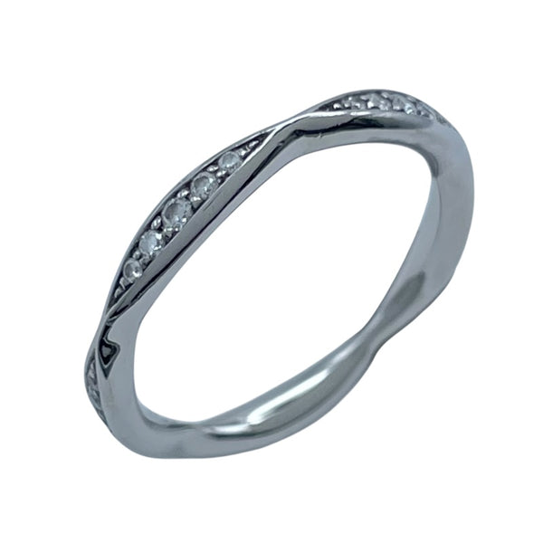 シャネル CHANEL カメリアエタニティリング プラチナ Pt950 ジュエリー