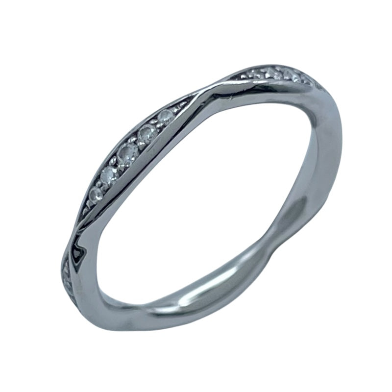 シャネル CHANEL カメリアエタニティリング プラチナ Pt950 ジュエリー