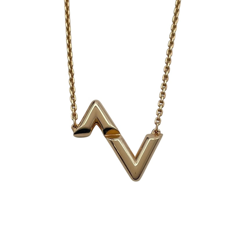 ルイ・ヴィトン LOUIS VUITTON アップサイドダウンネックレス ピンク