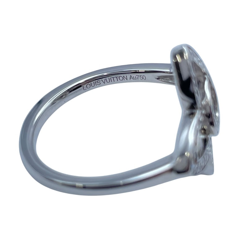 ルイ・ヴィトン LOUIS VUITTON バーグアルダントフルールサープルリング ホワイトゴールド Au750 ジュエリー