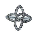 ルイ・ヴィトン LOUIS VUITTON バーグアルダントフルールサープルリング ホワイトゴールド Au750 ジュエリー