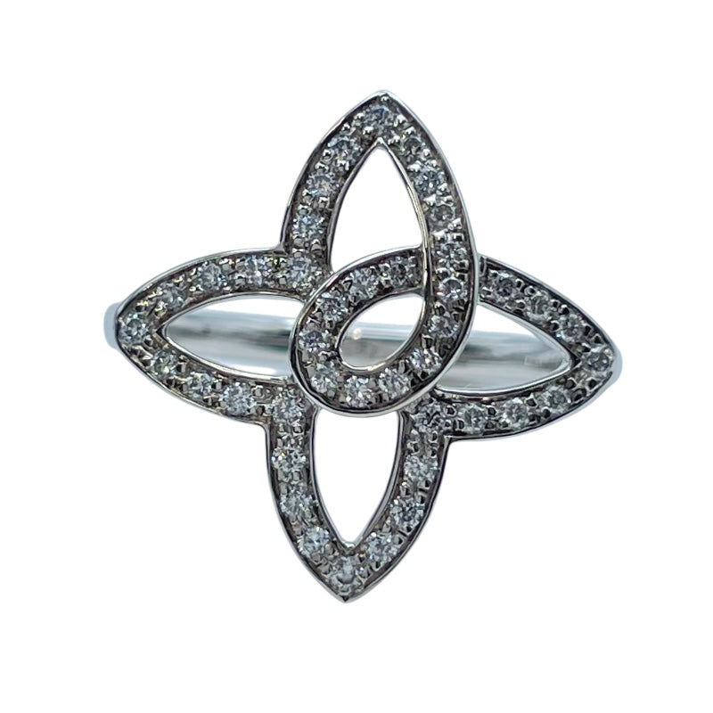 ルイ・ヴィトン LOUIS VUITTON バーグアルダントフルールサープルリング ホワイトゴールド Au750 ジュエリー