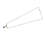 ミキモト MIKIMOTO パールネックレス イエローゴールド K18 ダイヤモンド ジュエリー