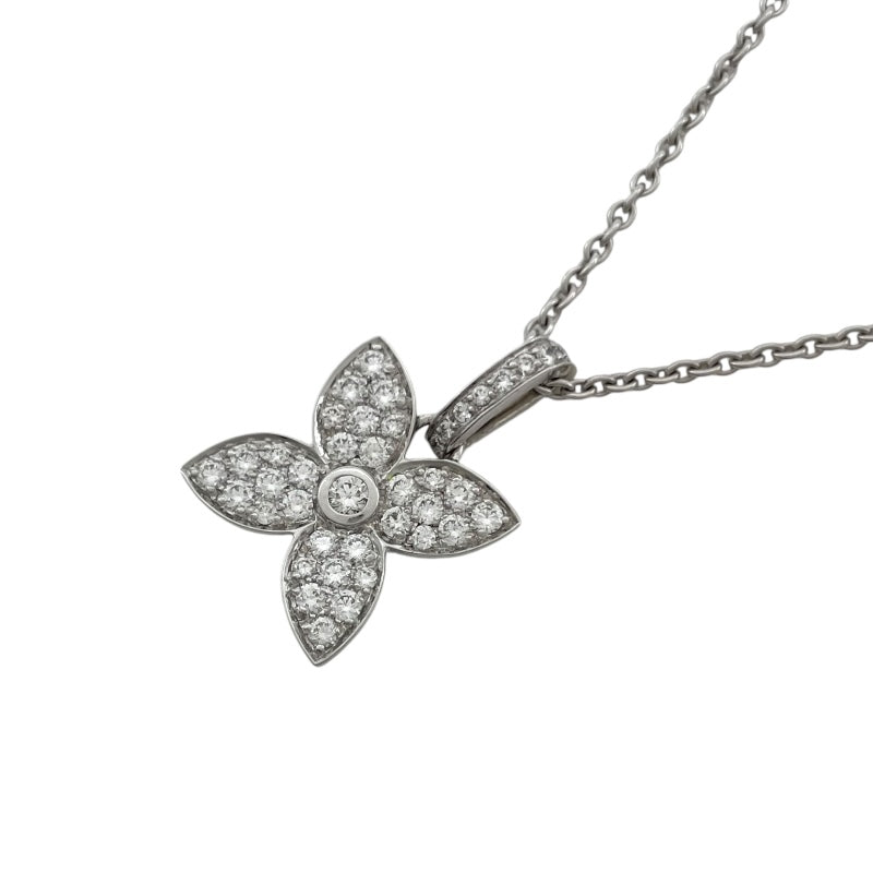 ルイ・ヴィトン LOUIS VUITTON パンダンティフ クラッカントネックレス ホワイトゴールド 750 パヴェダイヤモンド ジュエリー